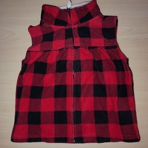Toddler girls Carter's fleece vest 24m